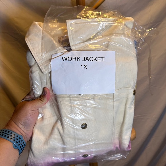 BIG BUD PRESS - Butterfly 🦋 Rainbow 🌈 Work Jacket - Size 1XL NWT - Picture 14 of 16